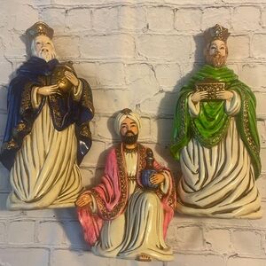 Vintage RARE FIND Josef Originals 13 inch 3 Wisemen Jeweled